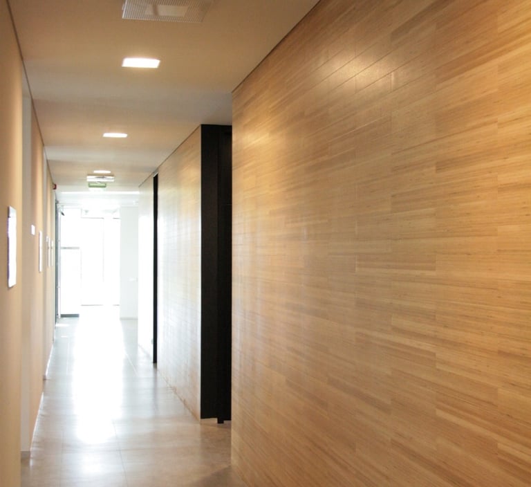 sienos ir grindys is LVT lenteliu