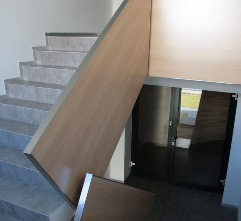 vinilines grindus ant laiptu