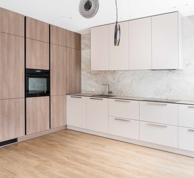 Vinilinės grindys virtuvėje