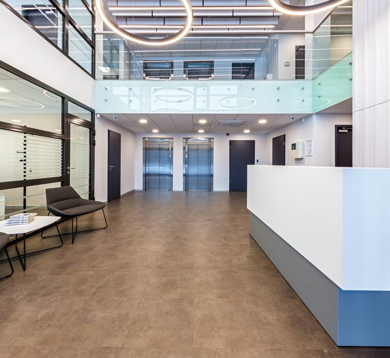 erdvaus biuro grindys