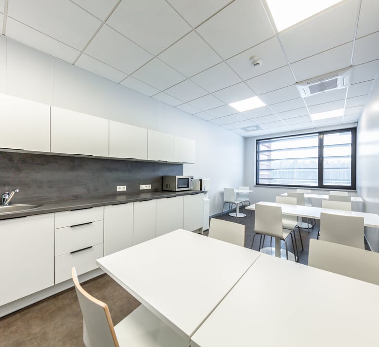 vinilo grindys biuro virtuveje