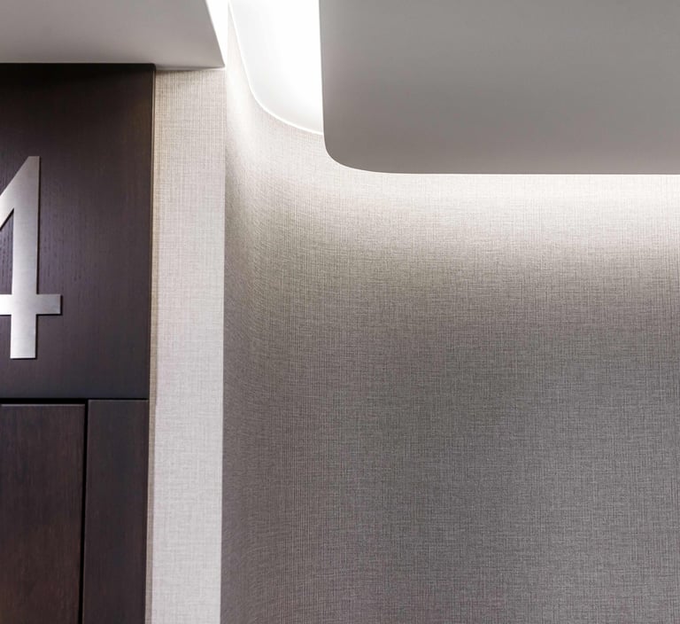 Lenktų paviršių apdaila