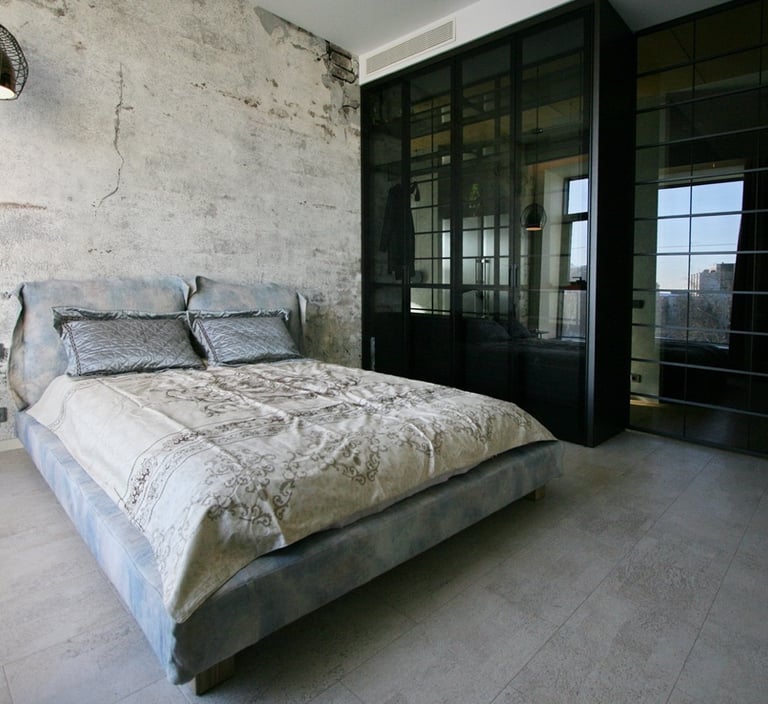 betono imitacijos siena