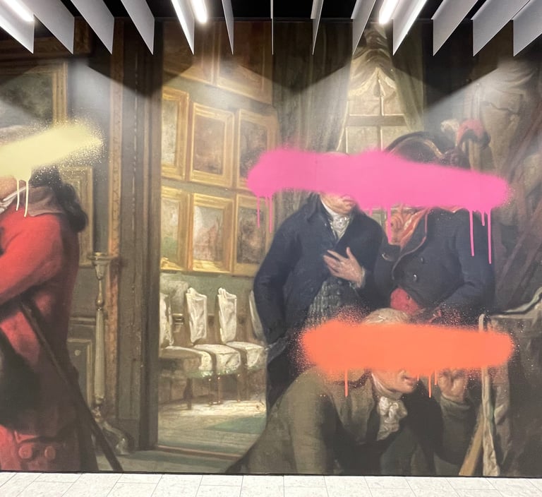 spauda ant sienu dangu