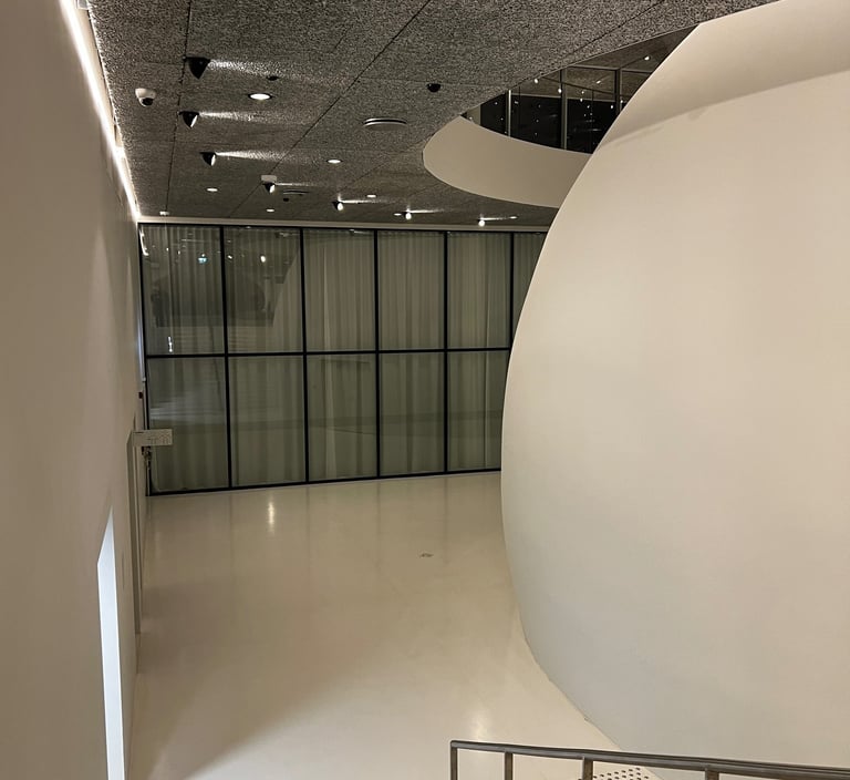 Akustiniai sprendimai didelėms patalpoms