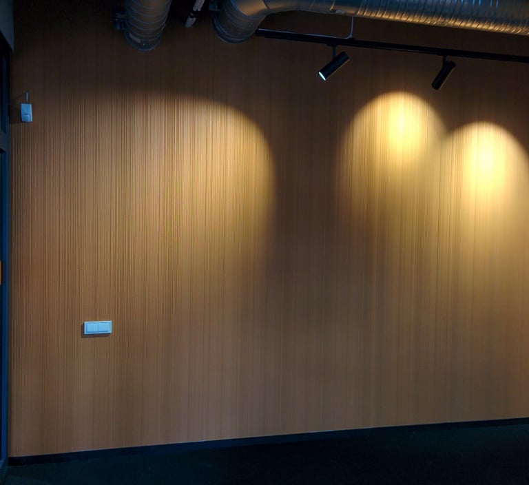 3D efekto sienu danga