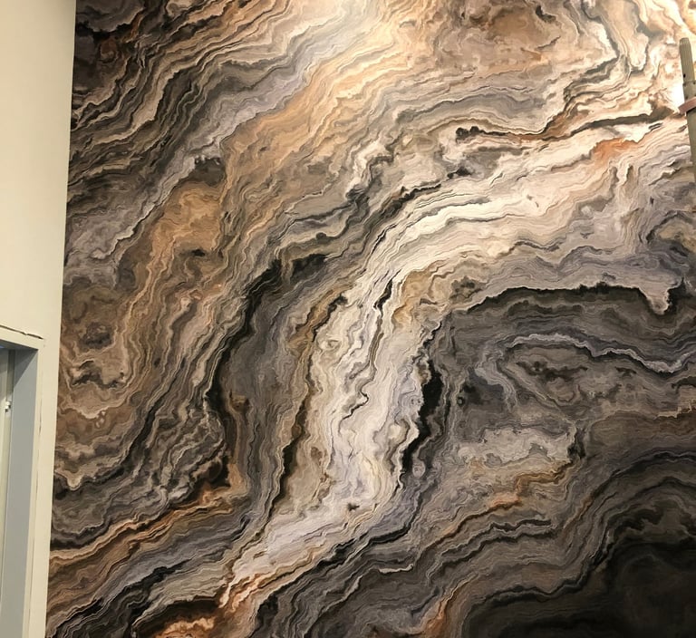 spauda ant viniliniu sienu 