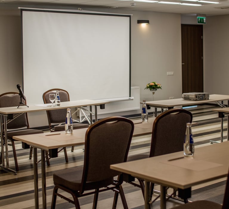 konferencines sales grindys