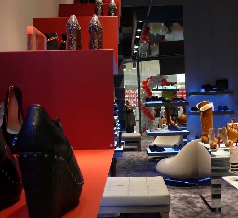 dekoratyvios sienod parduotuvei