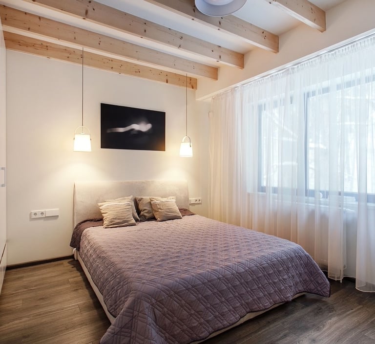 lvt grindys miegamajame