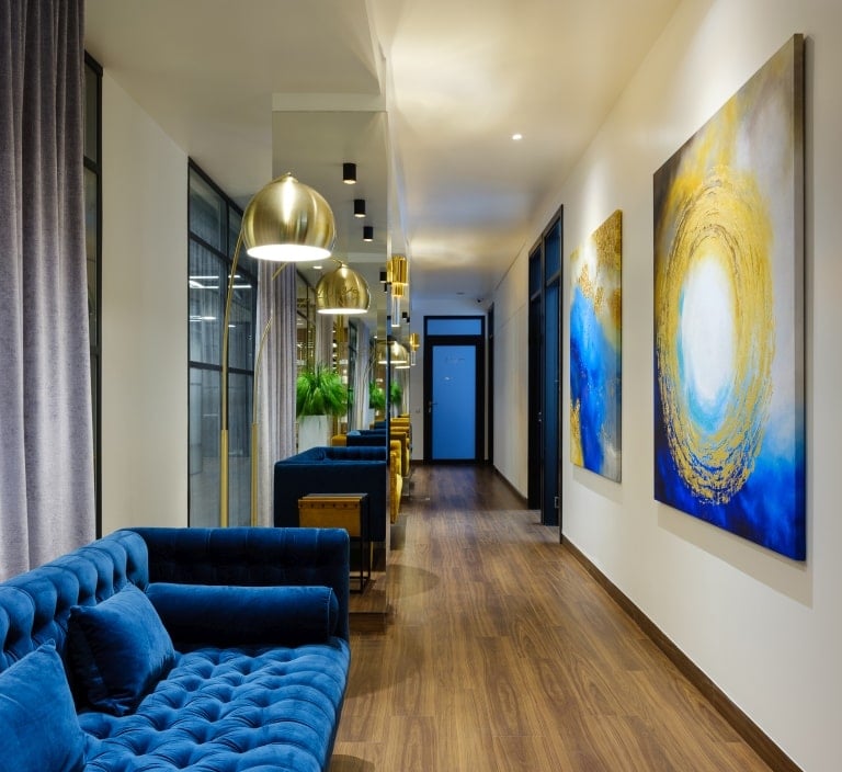 riešuto vinilinės grindys