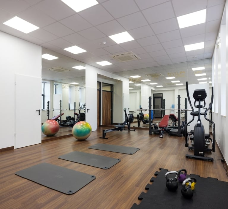 vinilinės grindys sporto salei