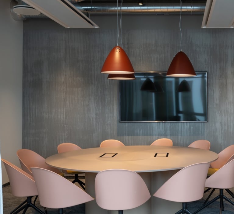 Patalpų atskyrimas akustinėmis užuolaidomis