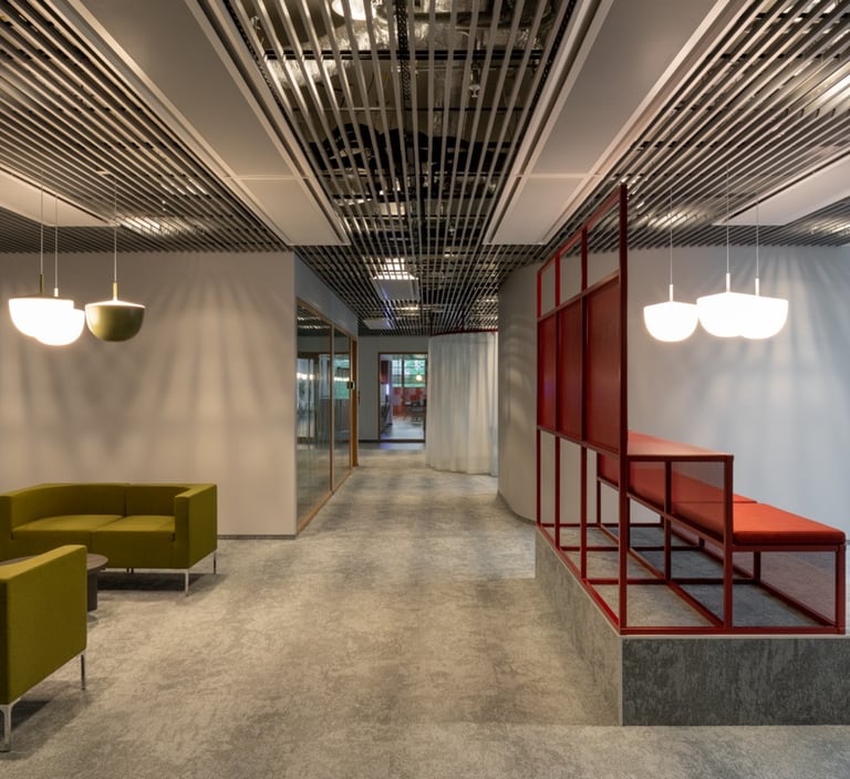 Akustiniai sprendimai biure