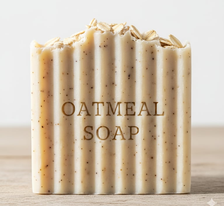 an image of Back2naturalness oatmeal honey soap 