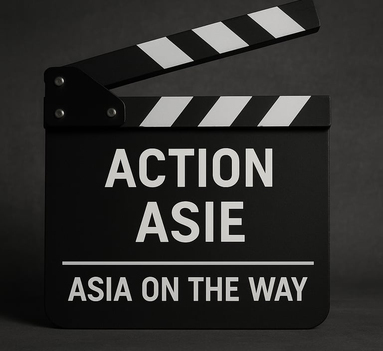 Clap board Asia on the way