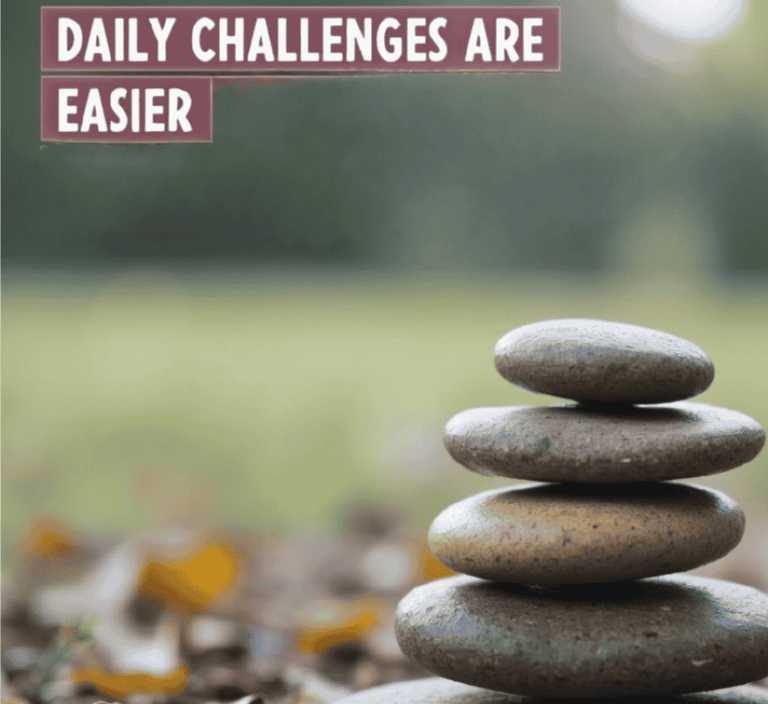 Smart living stones on top of each other