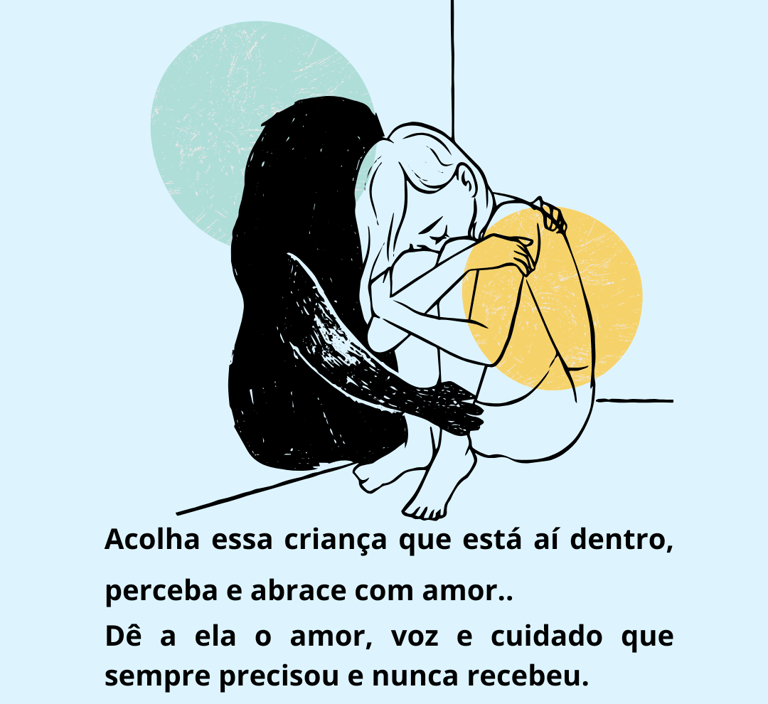 pessoa se acolhendo