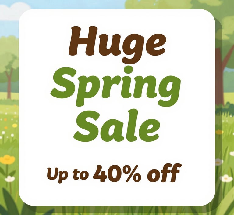 Huge Spring Sale on Amazon - Up to 40% Off