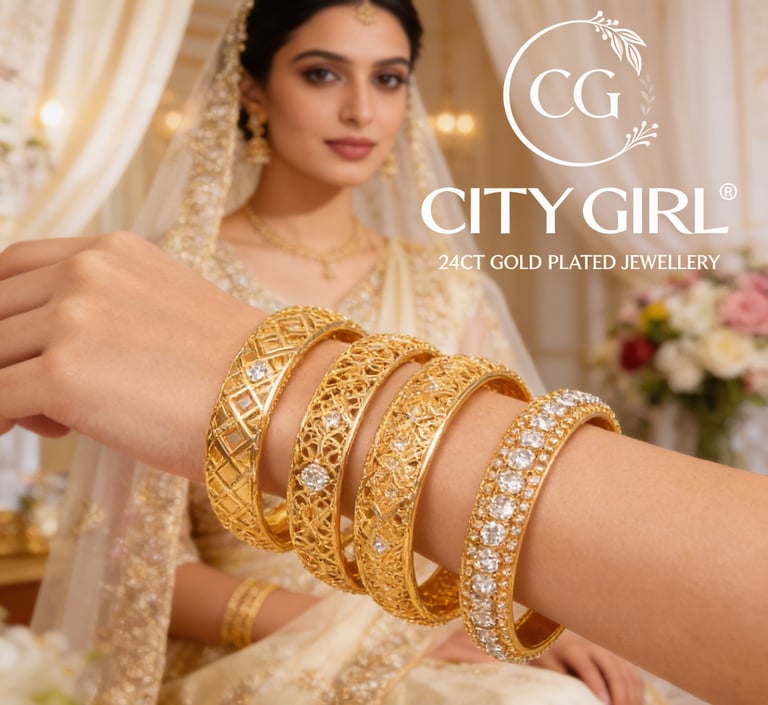 Statement imitation bangles — premium Bridal fashion jewellery India online