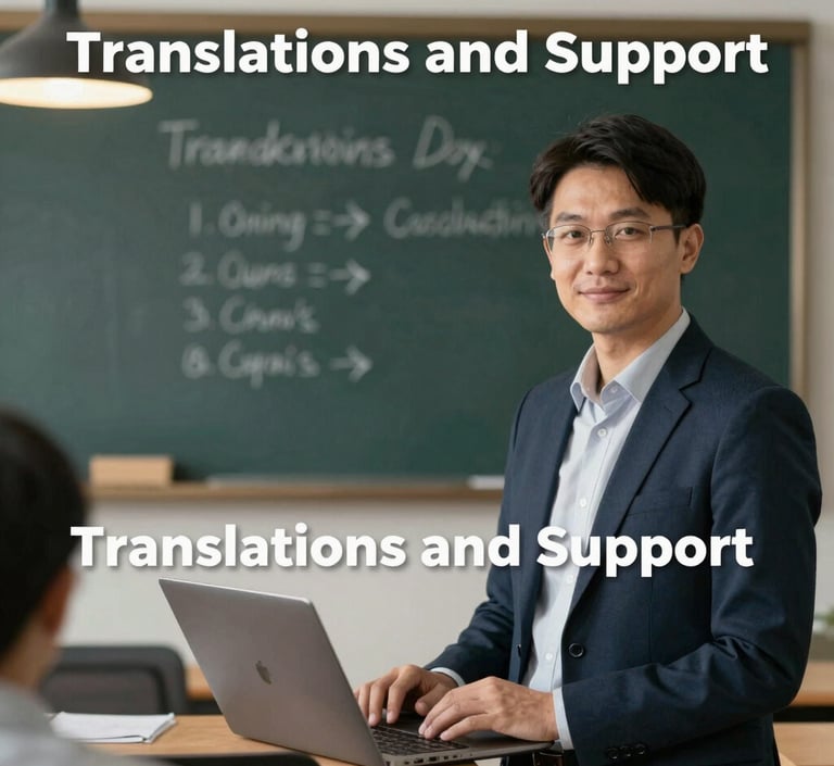 Portrait of Oktavius Willich working at his desk with Swiss and Polish flags in the background.