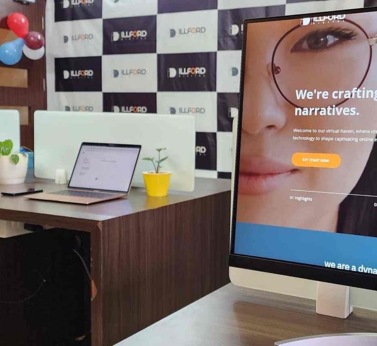 a computer screen with a laptop and a laptop