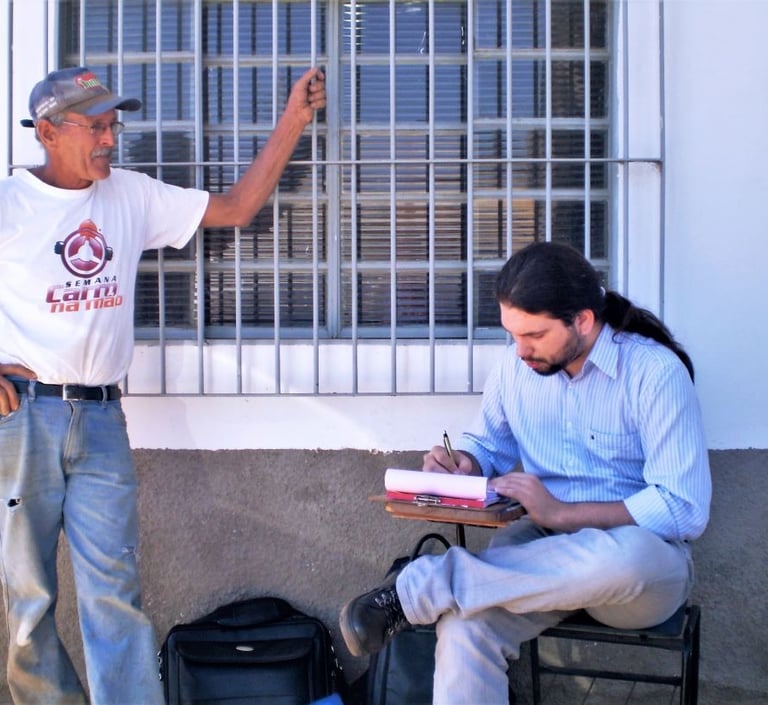 Jaum atendendo produtor rural em 2009, sobre embalagens vazias