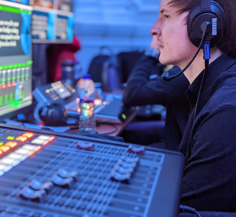 vMix operators and crew