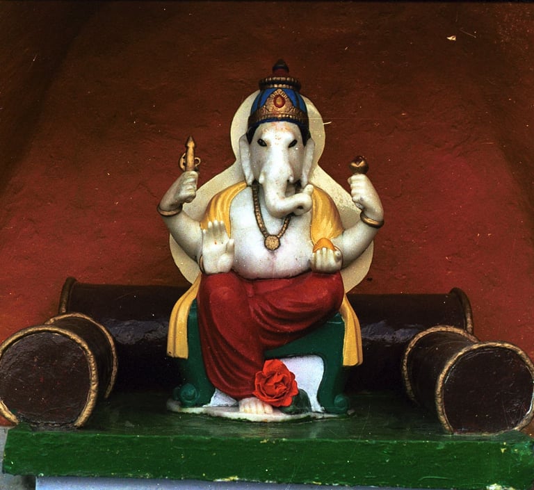 Shri Ganesh, AnandPuri Ashram, Chiliyanaula, UA India
