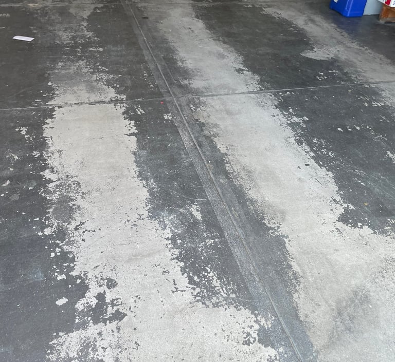 Before of home garage in Grand Island Nebraska