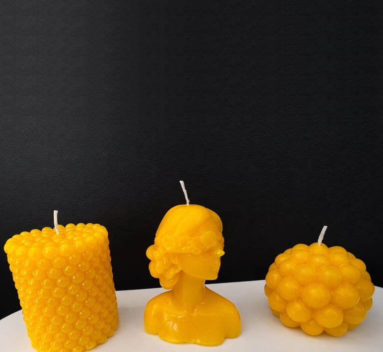 Ingela Natūralios bičių vaško žvakės