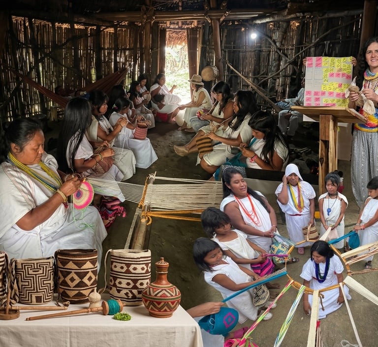 Venta de mochilas indigenas wiwa 