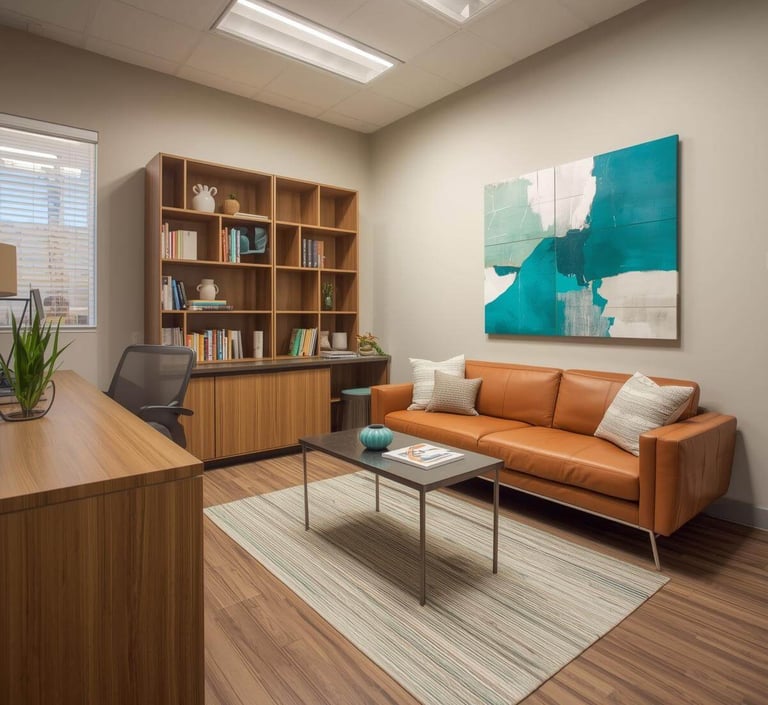 an office at Bravandi counseling center.