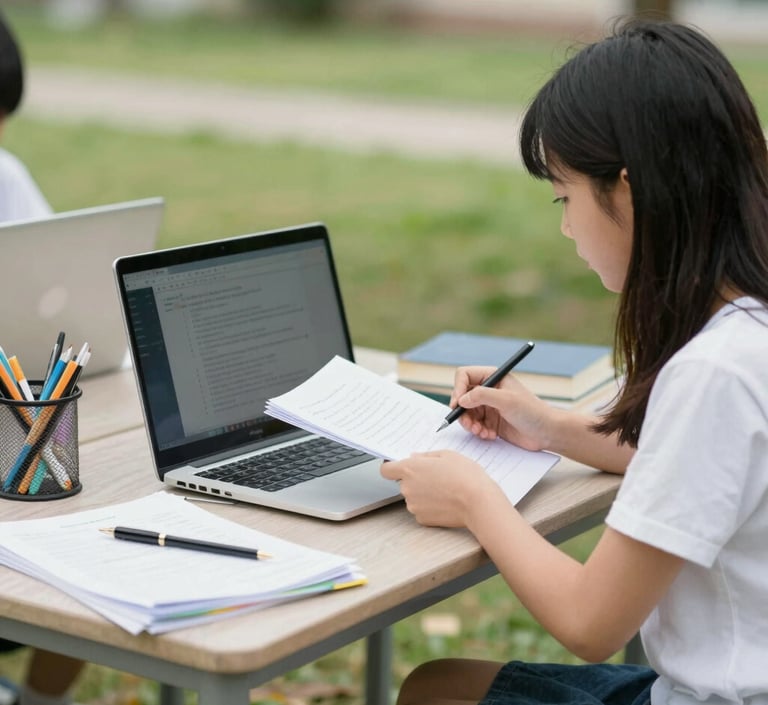 A bright classroom filled with engaged students and a teacher guiding a hands-on science project.