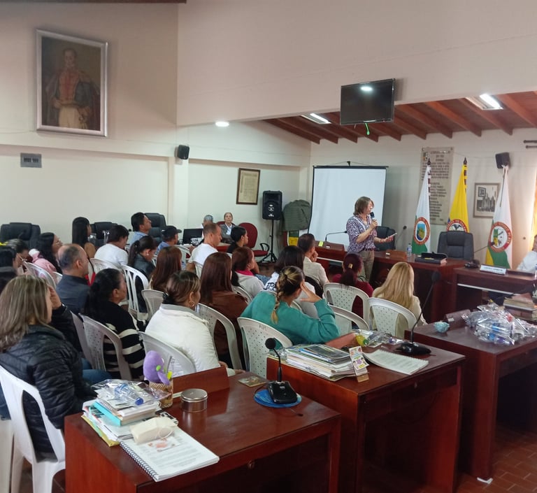 Reunión de beneficiarios