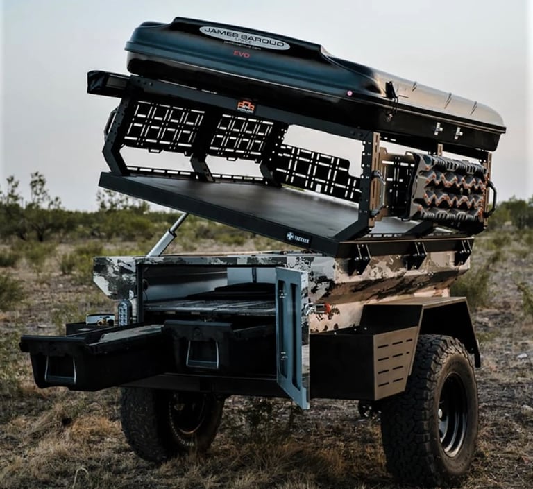trekker badlands overlanding trailers outdoor outfitters near me