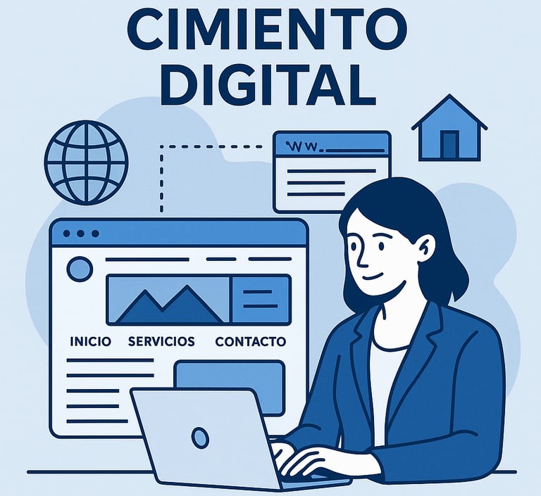 Presencia online profesional para emprendedores con sitio optimizado desde cero