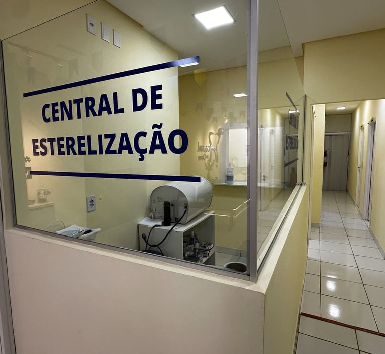 central de esterilização no hospital do dente lem
