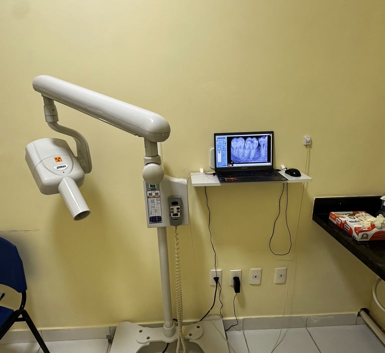 sala de radiografia hospital do dente lem