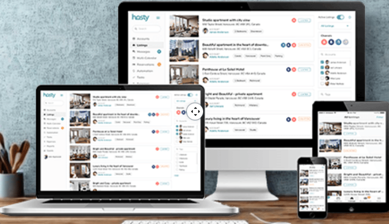Vision Immo Bali team optimizing online visibility and booking performance through OTA channels