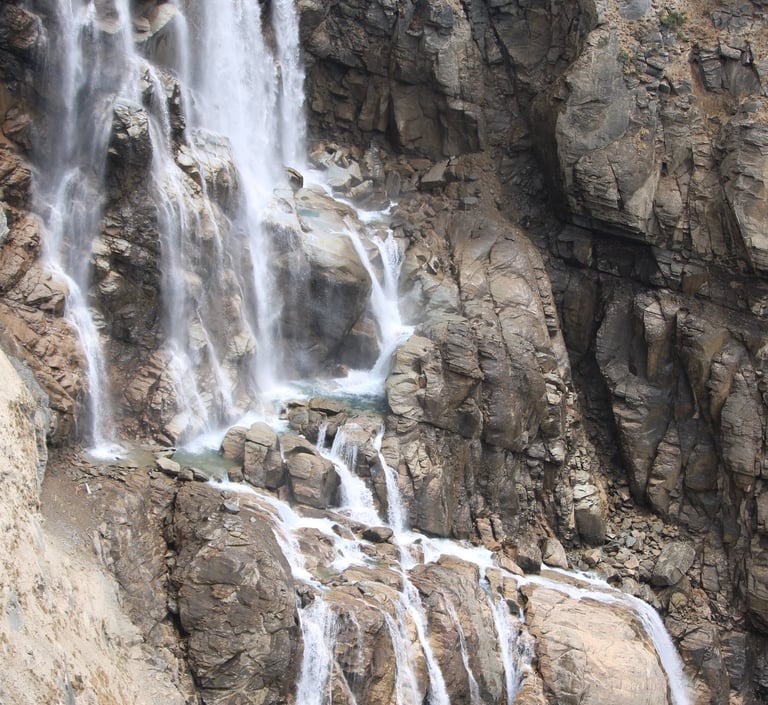 Dolpo trek waterfall