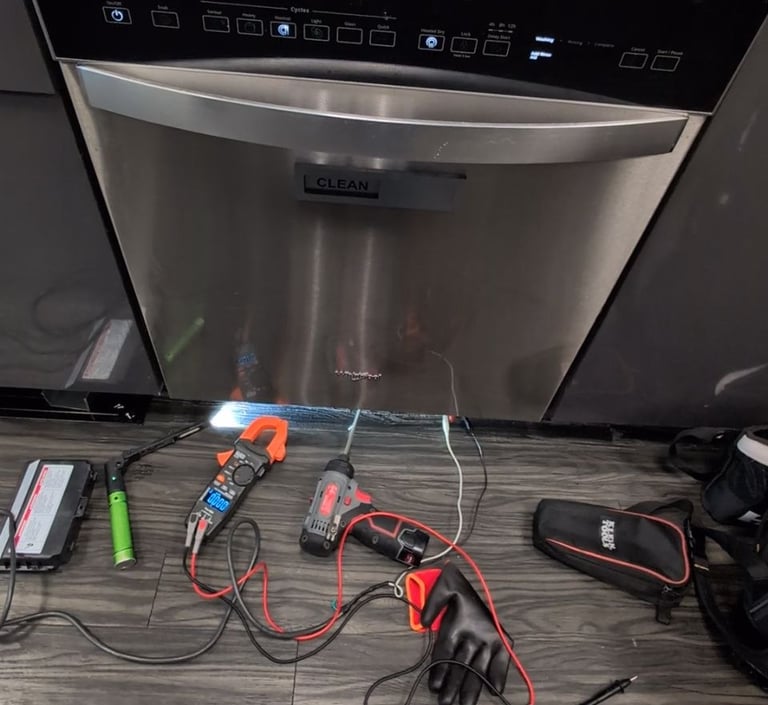 whirlpool dishwasher repair