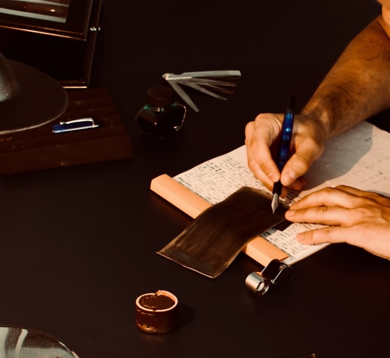 fountain pen nib tuning and grinding