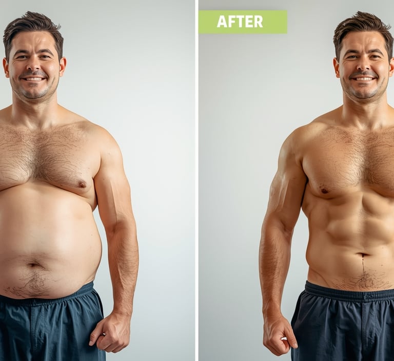 fitness transformation concept