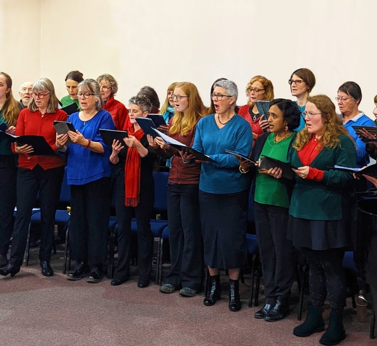 Choir singing