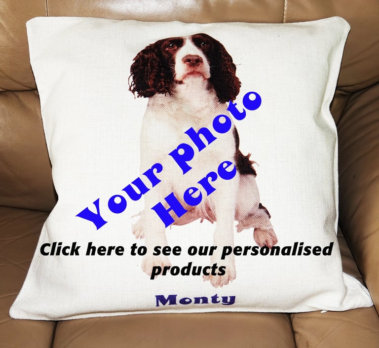 Personalised cushion with image