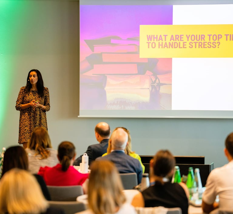 Workshop on Stess Management and Burnout Prevention by Aurelie Litynski