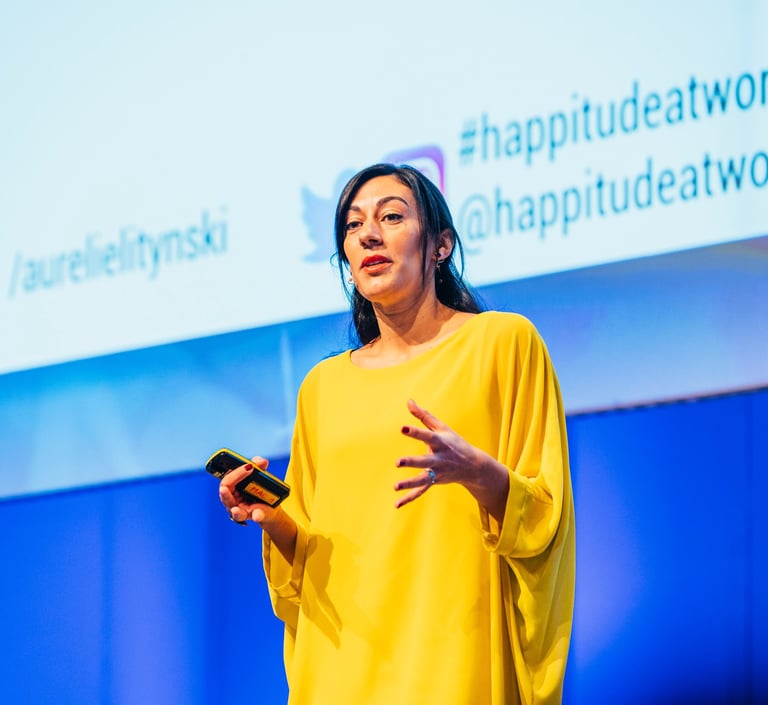 Aurelie Litynski talks about happiness at work and positive psychology
