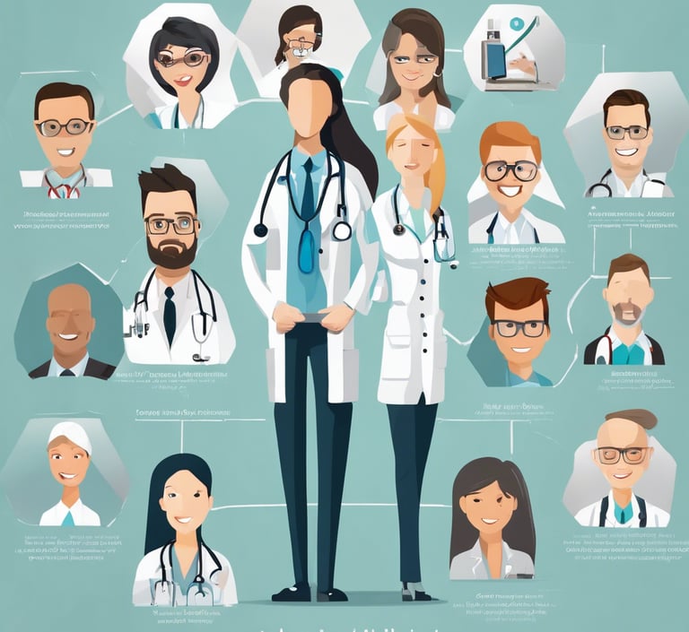 Collaboration with orthopedic surgeons, rheumatologists, psychologists, and psychotherapists
