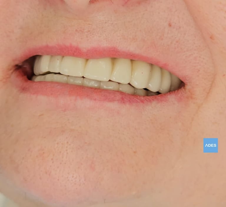 Sonrisa después de implantes en Badajoz